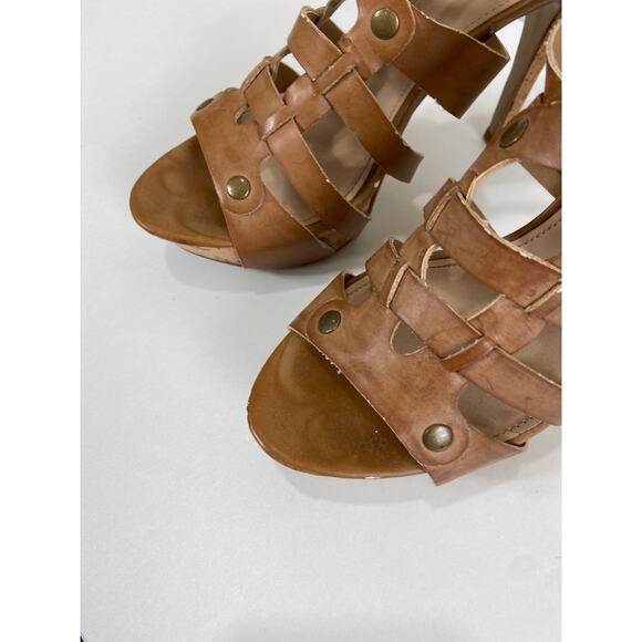 Women's Marc Fisher Cork Greek Pumps Club Summer Heels 8M - Picture 2 of 13